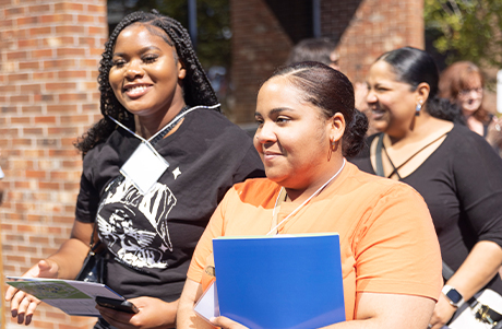 photo of a campus tour