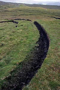 Peat Line Isle of Lewis, Outer Hebrides. Artist: Scott Anderson