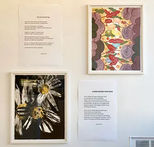 Artwork: by Vicky Tomayko. Poems: by Karen Fish.