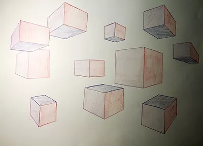 Drawing I, student: Caitlin Miville