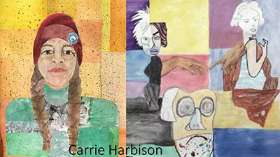 Drawing I artwork, by Carlie Harbison
