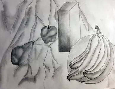 Drawing I artwork, by Ciara Taylor (A Still Pear)
