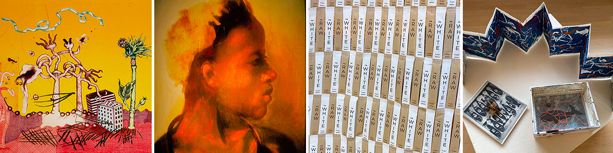 Examples from the Tide/Tied exhibit