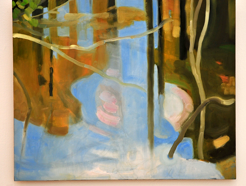 Painting by Artist in Residence Lucy Clark