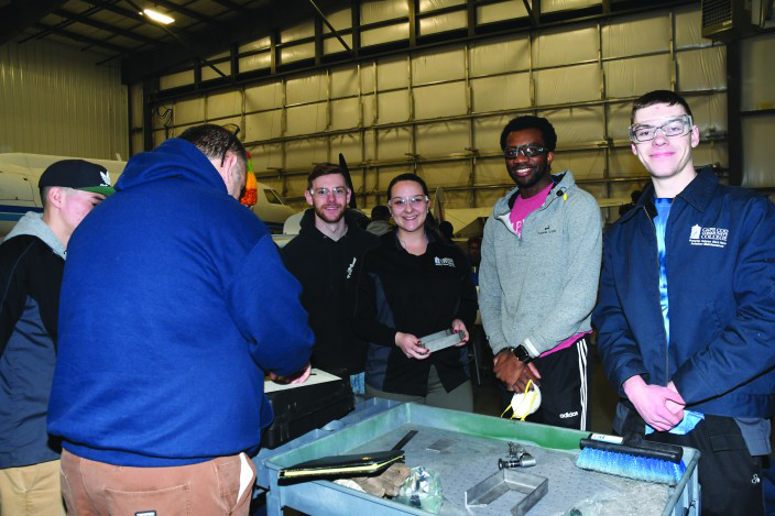 Some of the students and instructors of the AMT program